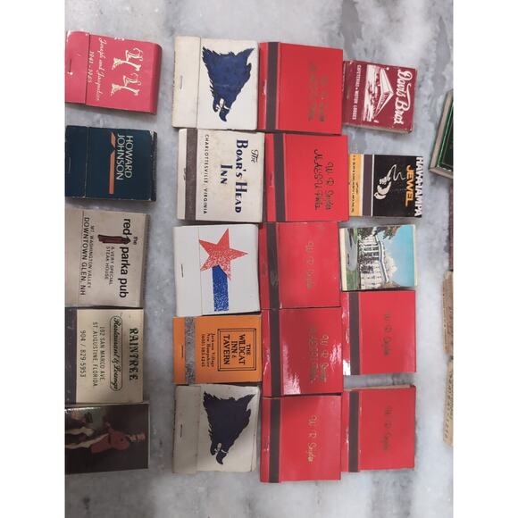 Matchbox Collection Lot of 20+, Matchbook Advertising, Vtg Restaurant, Hotel ... - Picture 3 of 9